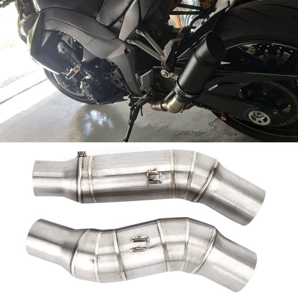Eksosrør i rustfritt stål for Kawasaki Z1000 2010-2016