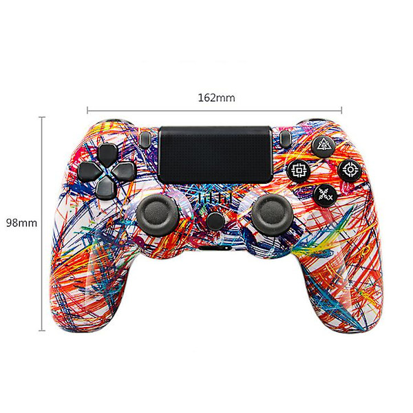 PS4 langaton Bluetooth peliohjain Red