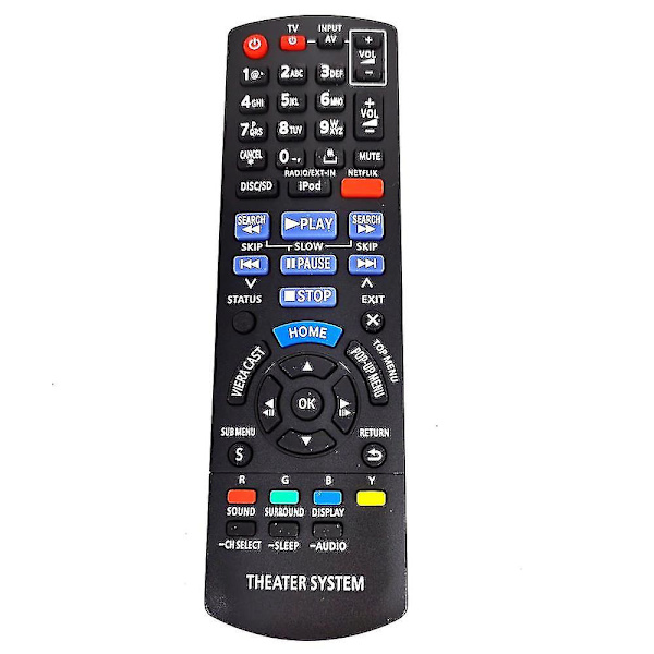 ersättning N2qayb000629 För Panasonic hemmabiosystem Fjärrkontroll Sc-btt268 Sc-btt270-us Sa-