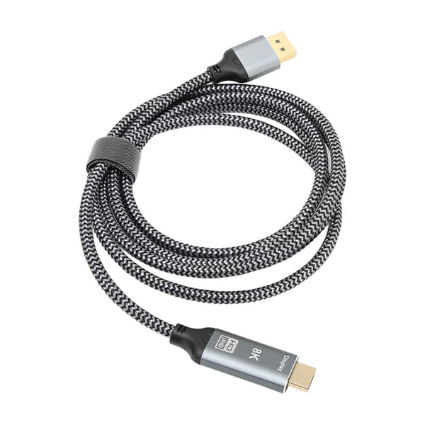 DisplayPort 1.4 - HDMI 2.1 -sovitinkaapeli 8K uros-naaras