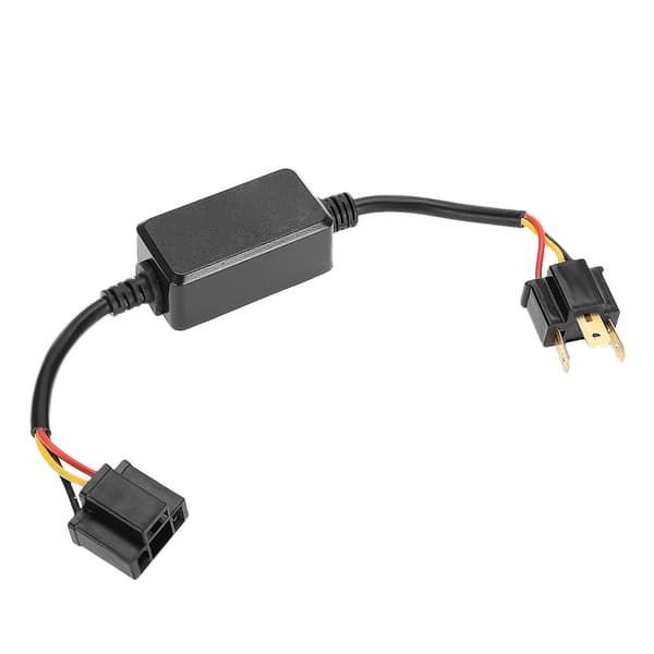 2 stk. bil LED-frontlysdekoder Anti-interferens feilfjerner filter radio lyd