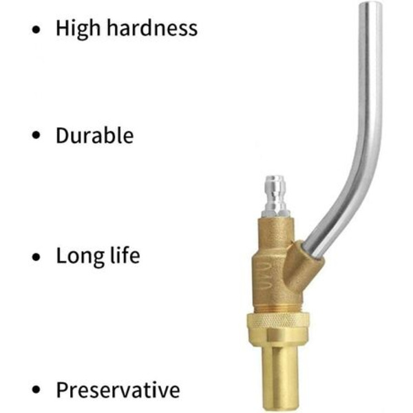 Sandblästringsmunstycke 1/4 Renande koppar Slang Rörskarvkoppling för Sandblästerinfästning Högtryckstvätt Sandblas