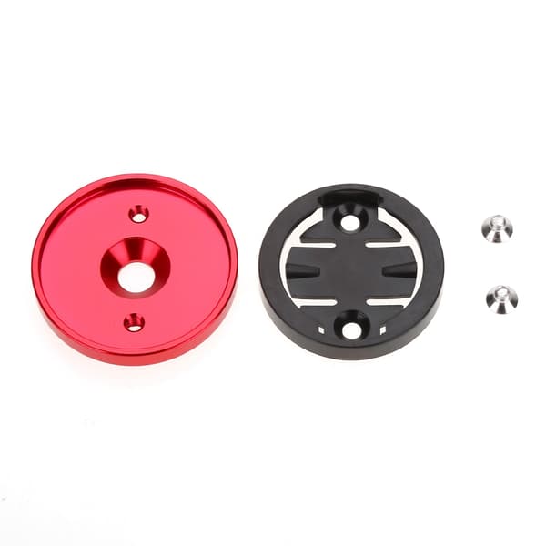 Garmin Bryton Cateye Cykel Frempind Top Cap Computer Stopur Holder Rød