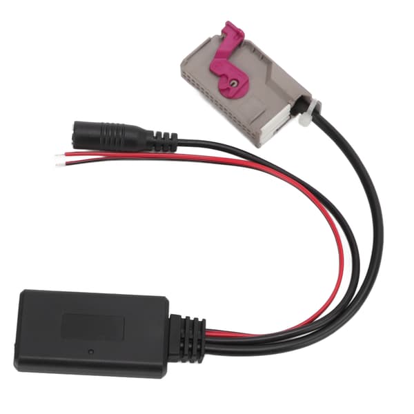 Bluetooth 5.0 Trådlös AUX Adapter Hands Free Mikrofon Ersättning för RNSE RNS E Bilstereo