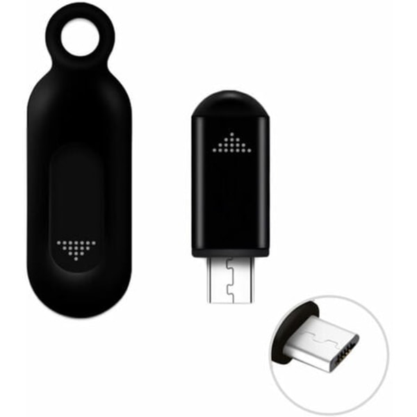 Infrarød fjernbetjening til mobiltelefon Plug and play fjernbetjening afstand 10m, Micro USB interface Sort - Micro US