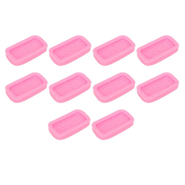 10 stk. kjeksform silikon sjokoladekakeform kakedekorasjonsform for DIY-baking