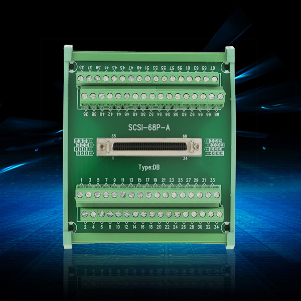 SCSI68 68-Pin DB Type Hun-stik Breakout Board Terminalmodul