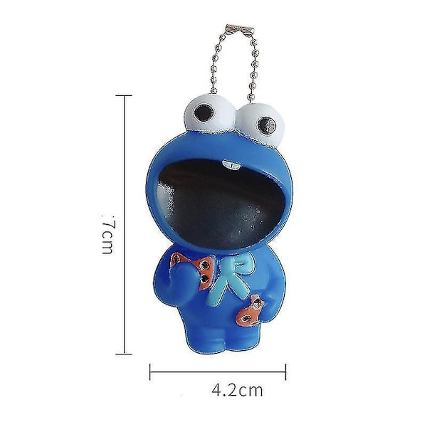 tecknad docka nyckelring Monster nyckelring prydnader