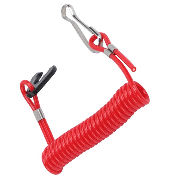 Utombordsmotor Nödstopp Lanyard Säkerhetslina Flameout Switch