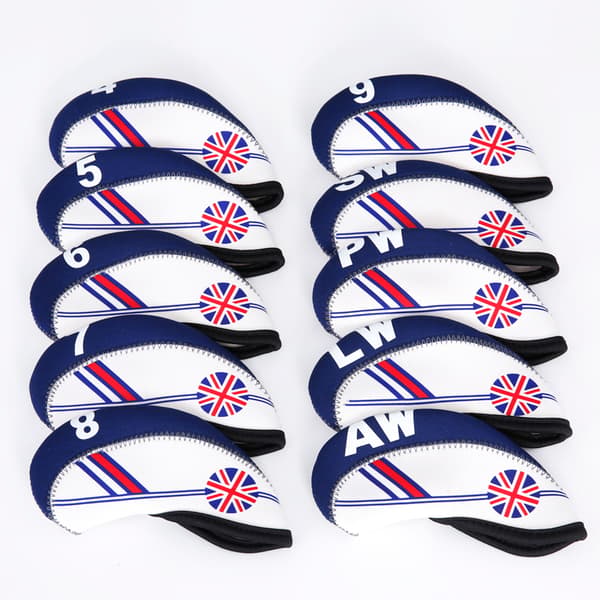10 stk. Golf Head Covers Sæt Jernkølle Covers