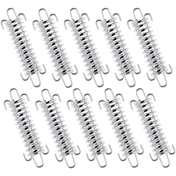 10 stk Heavy Duty telttau, rustfritt stål telt tauspenne for fotturer Camping Fiske Piknik Reise