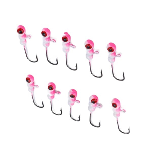 10 stk. modhager Isfiske Jigs Vinter Jigging Lokkemad Mini Krog String Tilbehør