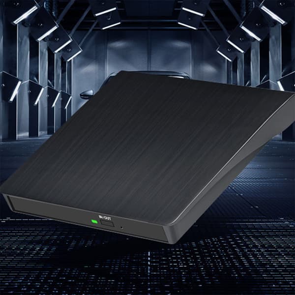 DVD-drev USB3.0 TYPE C Dobbelt interface Universal bakke type Eksternt optisk drev DVD-afspiller CD-brænder