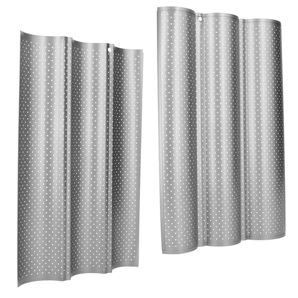 Franskbrødspande Non-Stick Baguette Bageplade 3 Riller