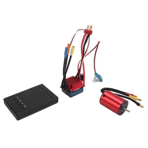 3200KV Børsteløs Motor S35A ESC Combo med Programmeringskort til 1/14 1/16 RC Bil