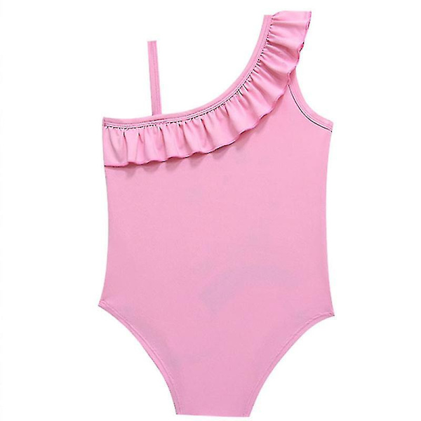 Kids Girl One Piece Unicorn Bikini Badestrandtøy Pink 8-9 Years