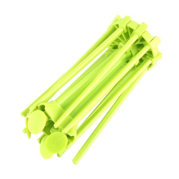 Sammenleggbart tørkestativ for spaghetti, grønn