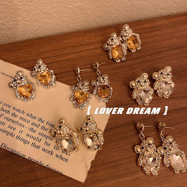 Örhängen New Arrival Söta Björntjejer&#39; Modesmycken Ac2365