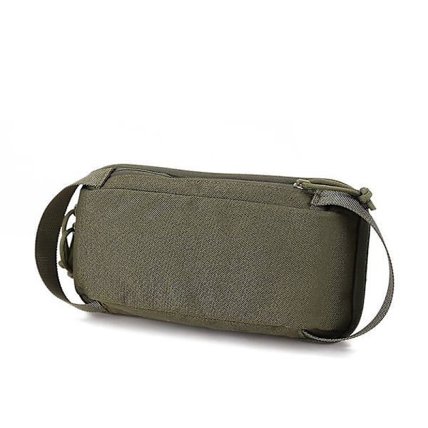 multifunktionell messenger förvaringsväska axel stöldskydd ArmyGreen