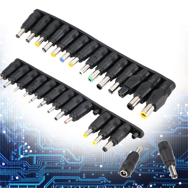 28PCS Universell 5.5mm DC Laptop Notebook Strömladdare Adapterkontakt
