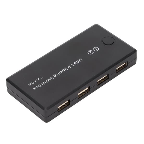 USB 2.0 Switch Selector 2 Input 4 Output Høj Kompatibilitet Computer Perifer Switch Adapter