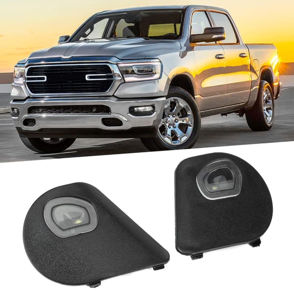 Dodge RAM 1500 2500 3500 Vänster Höger Sidospegel Puddle Light Montering 68087238AA
