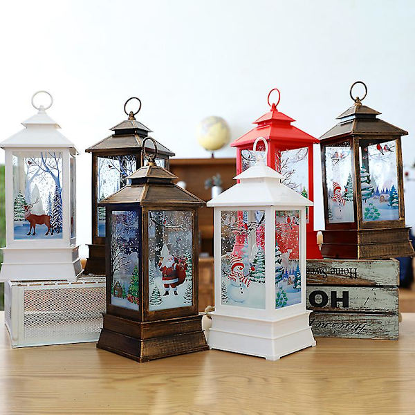 Julelanterne Julesnemand White