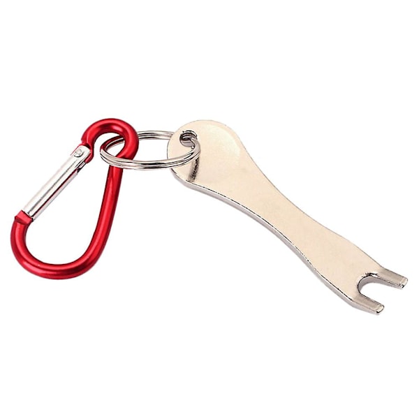 Multifunktionell gitarr Bridge Pin Avdragare String Nagelpinnar Avdragare Musikverktyg Nyckelring Karbinhake För Akustisk Gitarr Ukulele Bas Banjo Dobro Mandolin