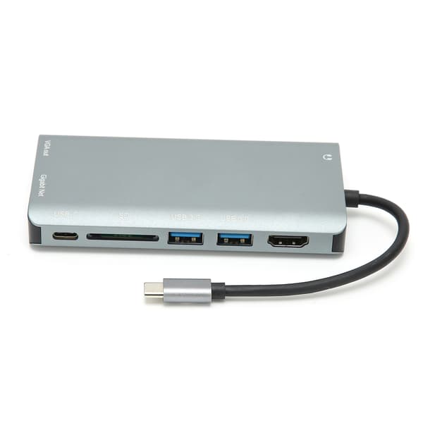 8-in-1 USB C -telakointiasema HDMI VGA USB 3.0 -sovittimella