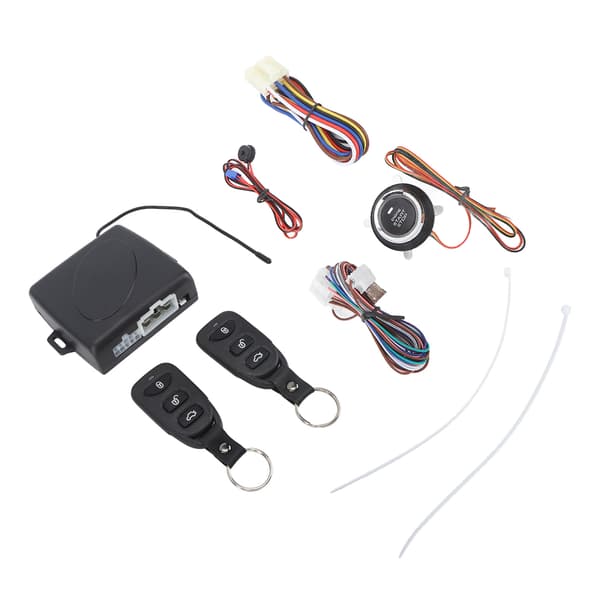 DC12V Nyckellöst Billarmsystem Fjärrstart Motor Startknapp Bluetooth