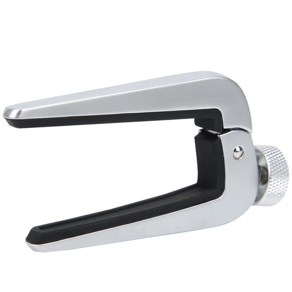 Multifunktionell Flanger Gitarr Capo Ukulele Stämningsspänning Musikinstrument Tillbehör Silver