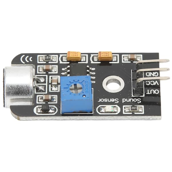 5V Mikrofon Sensor Lydmodul Høj Følsomhed Justerbar Forstærkning Analog Stemmedetektering
