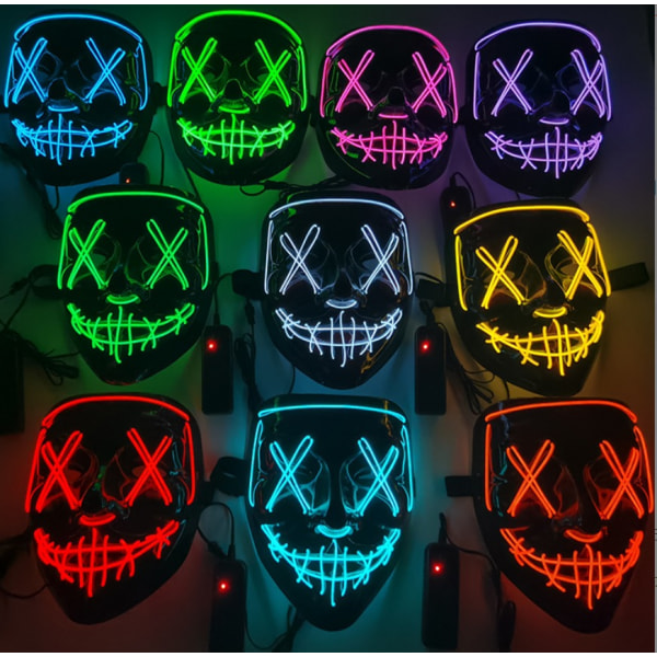 Halloween glödmask