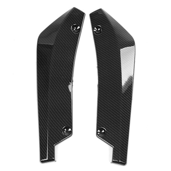 Universal Bil Bagkofanger Canard Diffuser Spoiler Læbefinner Kulfiber 1 Par
