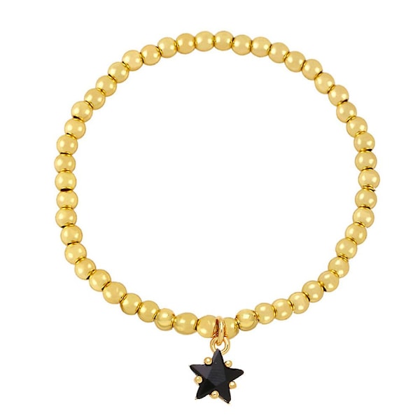 Armband Vintage Zircon Star Fashion Smycken Ac8494 Black