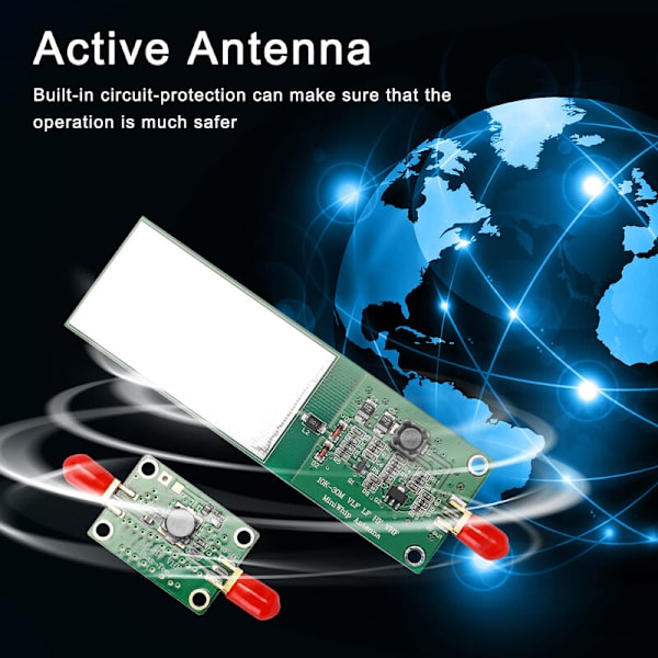 Mini Whip Receiver Antenn Shortwave Active Antenn Radio Receiver Antenn Elektroniska komponenter