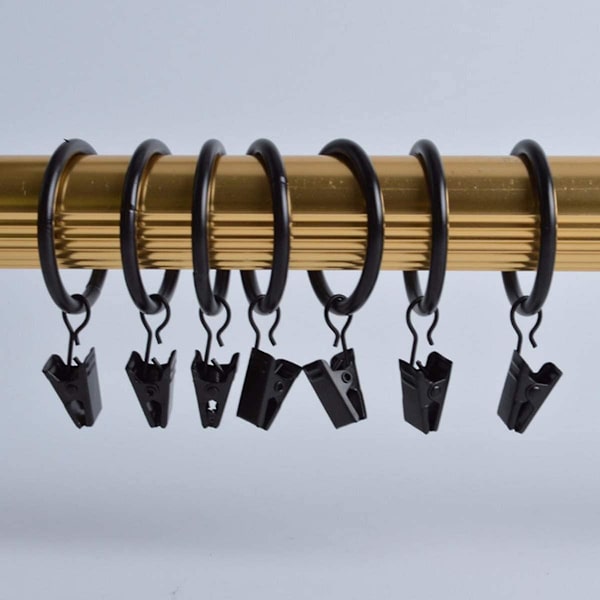 30 kpl verhokiinnittimen koukku-4mm*35mm