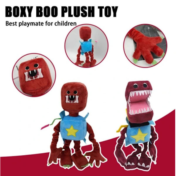 2kpl Boxy Boo Cartoon Game Pehmonuket