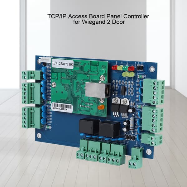 Wiegand 2-dørs TCP IP netværksadgangskontrolpanelcontroller