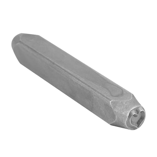Tilpassbar hjerteformet metall-stempel for stål og lær