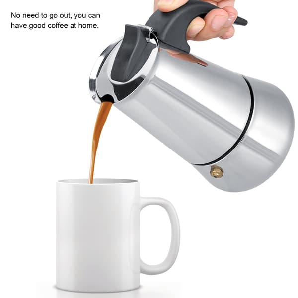 Espressokande i rustfrit stål 200 ml bærbar