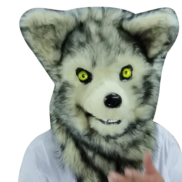 Varulv mask huvudbonad mask Halloween party räv lejon mask barwolf