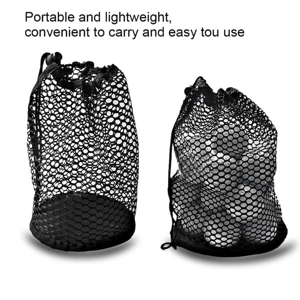 Mesh Golfboldtaske Holdbar Nylon Opbevaringsholder til 50 bolde
