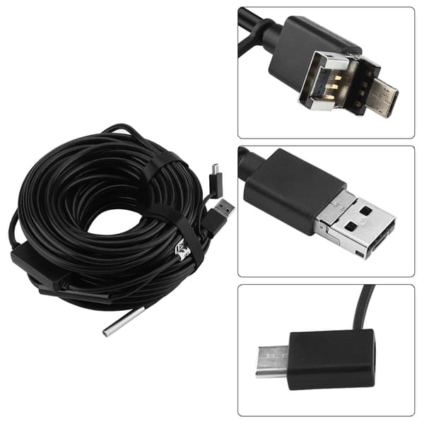 720P vanntett USB-endoskop for rør- og bilinspeksjon - 20m
