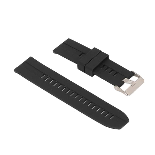 22 mm Universal Quick Release Silikone Urrem til Realme Watch 2 Sort