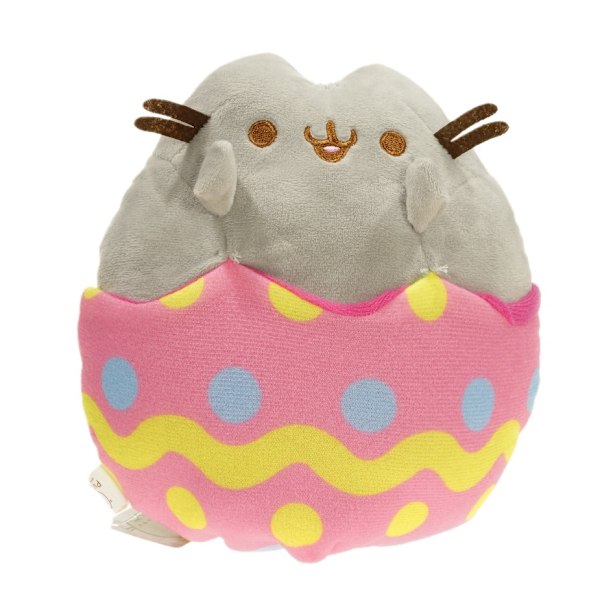 kex katt plyschdocka 15cm eggshell cat