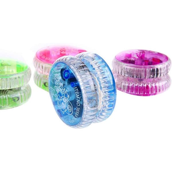 LED-upplyst Yo-Yo för Barn Nybörjare Yo-Yo för Barn Responsiv Kullager Yo-Yo 4-pack