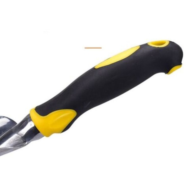 Liten spade og spade, karbonstål rustfritt stål i hagehuset, saftig gravejord, blomstergren transpl.