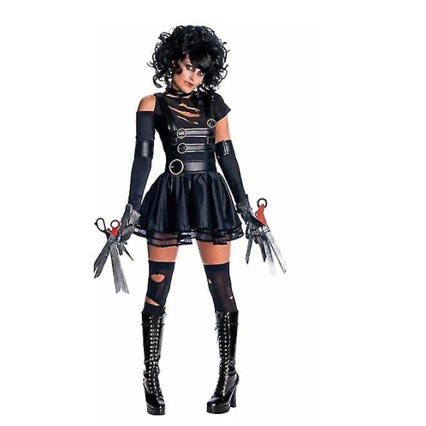 Filmen Edward Scissorhands rollespil kostume Halloween XL