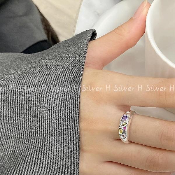 Ringpärlor S925 Silver Modesmycken Ac5233 3